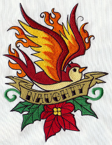 Tattoo Christmas - Naughty Bird