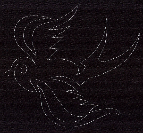 Quilting Swallow (Single Run)