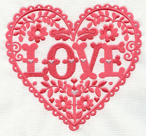 Love and Flowers Heart