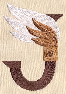 Steampunk Letter J - Uppercase