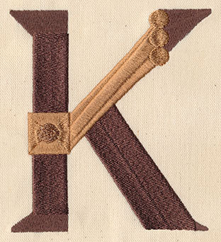 Steampunk Letter K - Uppercase