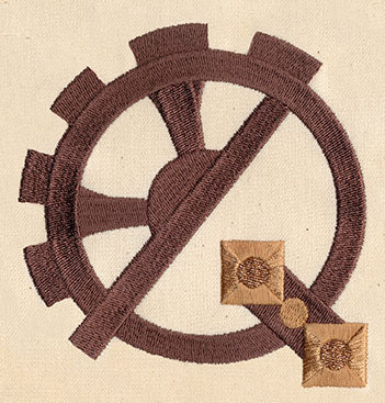 Steampunk Letter Q - Uppercase