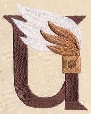 Steampunk Letter U - Uppercase