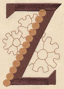 Steampunk Letter Z - Uppercase