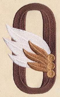 Steampunk Number 0 - Embellished