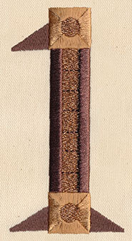 Steampunk Number 1 - Embellished