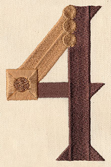 Steampunk Number 4 - Embellished