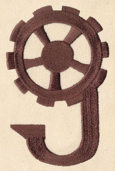 Steampunk Number 9 - Embellished