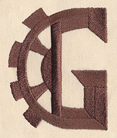 Steampunk Letter G - Uppercase