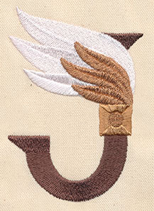 Steampunk Letter J - Uppercase