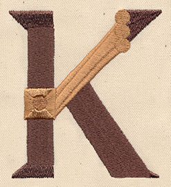 Steampunk Letter K - Uppercase