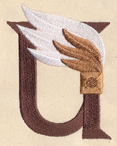 Steampunk Letter U - Uppercase