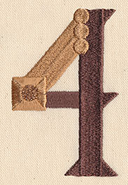 Steampunk Number 4 - Embellished