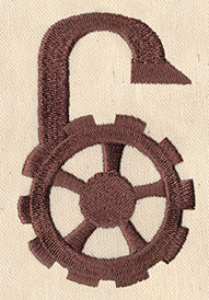 Steampunk Number 6 - Embellished