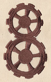 Steampunk Number 8 - Embellished