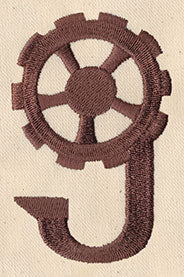 Steampunk Number 9 - Embellished