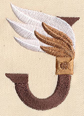 Steampunk Letter J - Uppercase