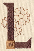 Steampunk Letter L - Uppercase