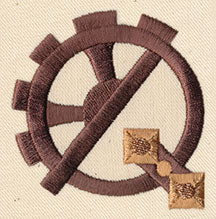 Steampunk Letter Q - Uppercase