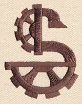 Steampunk Letter S - Uppercase
