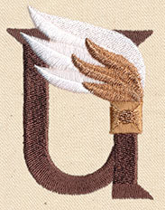 Steampunk Letter U - Uppercase
