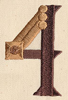 Steampunk Number 4 - Embellished