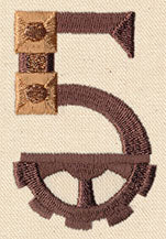 Steampunk Number 5 - Embellished