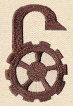 Steampunk Number 6 - Embellished