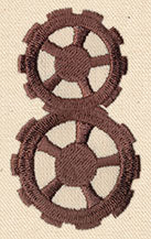 Steampunk Number 8 - Embellished