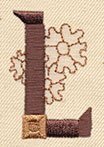 Steampunk Letter L - Uppercase