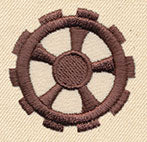 Steampunk Letter O - Uppercase