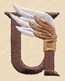 Steampunk Letter U - Uppercase
