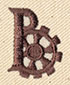 Steampunk Letter B - Uppercase