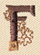 Steampunk Letter F - Uppercase