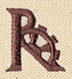 Steampunk Letter R - Uppercase