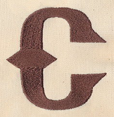 Steampunk Letter C - Lowercase