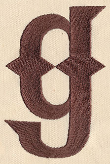 Steampunk Letter G - Lowercase
