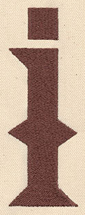 Steampunk Letter I - Lowercase