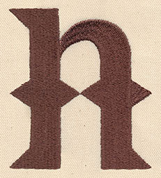 Steampunk Letter N - Lowercase