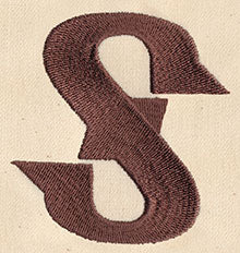 Steampunk Letter S - Lowercase