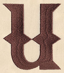 Steampunk Letter U - Lowercase