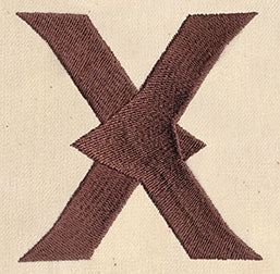 Steampunk Letter X - Lowercase