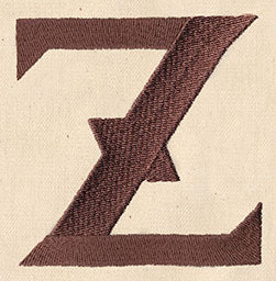 Steampunk Letter Z - Lowercase
