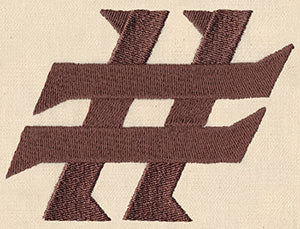 Steampunk Punctuation - Number Sign