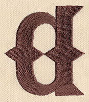 Steampunk Letter A - Lowercase