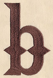 Steampunk Letter B - Lowercase