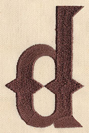 Steampunk Letter D - Lowercase