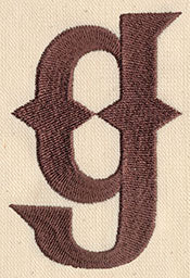 Steampunk Letter G - Lowercase