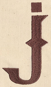 Steampunk Letter J - Lowercase