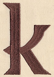 Steampunk Letter K - Lowercase